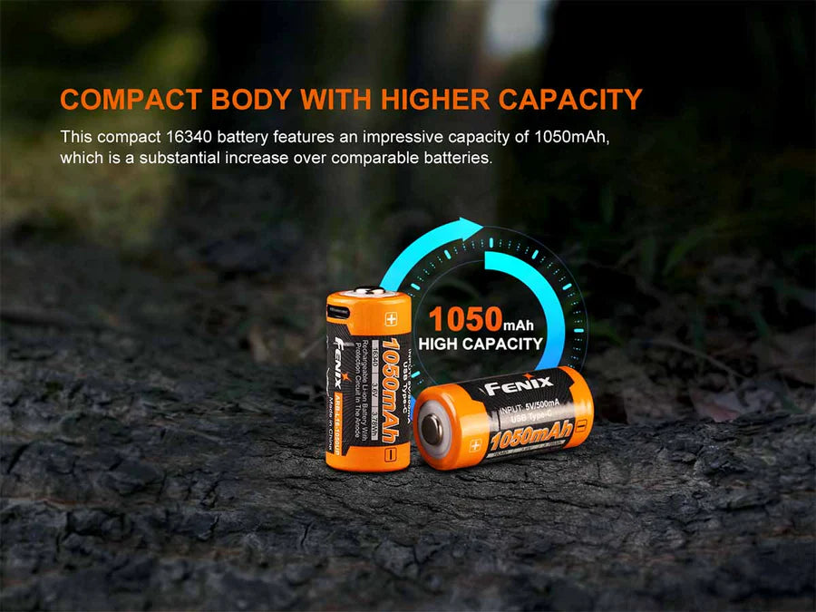 Fenix 16340 ARB-L16-1050UP Rechargeable Battery