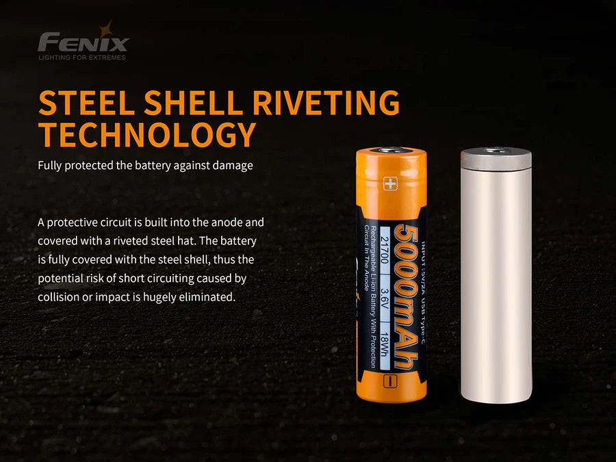 Fenix 21700 ARB-L21-5000U Rechargeable Battery
