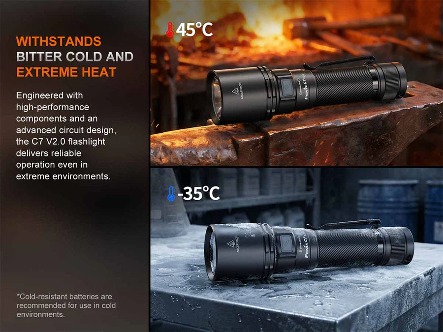 Fenix C7 V2.0 Rechargeable Flashlight