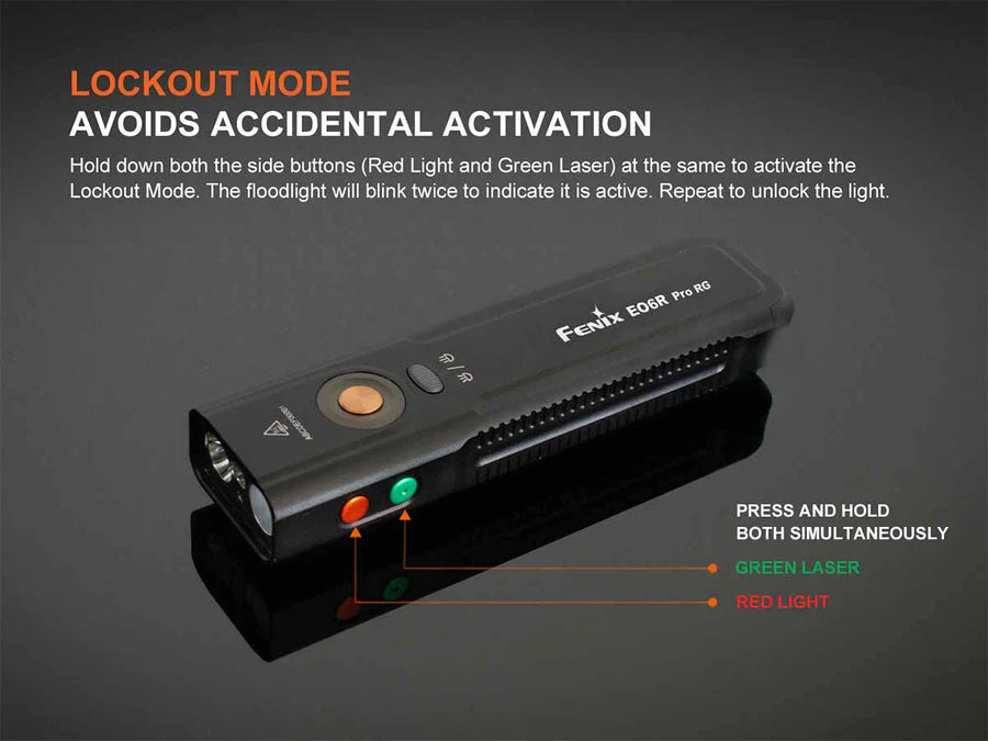 Fenix E06R PRO RG Flat Flashlight