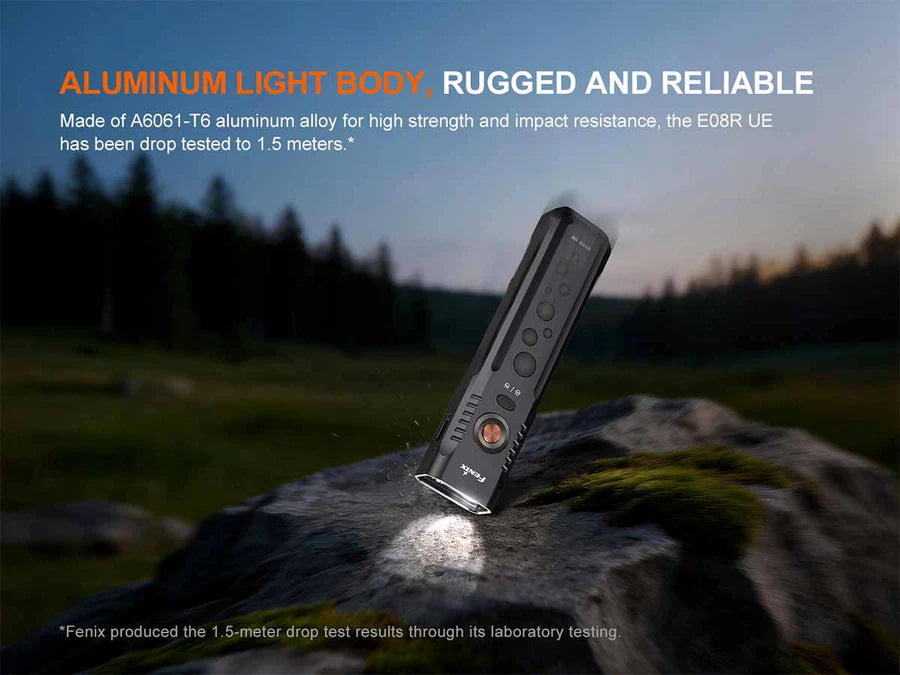 Fenix E08R UE Flat Flashlight