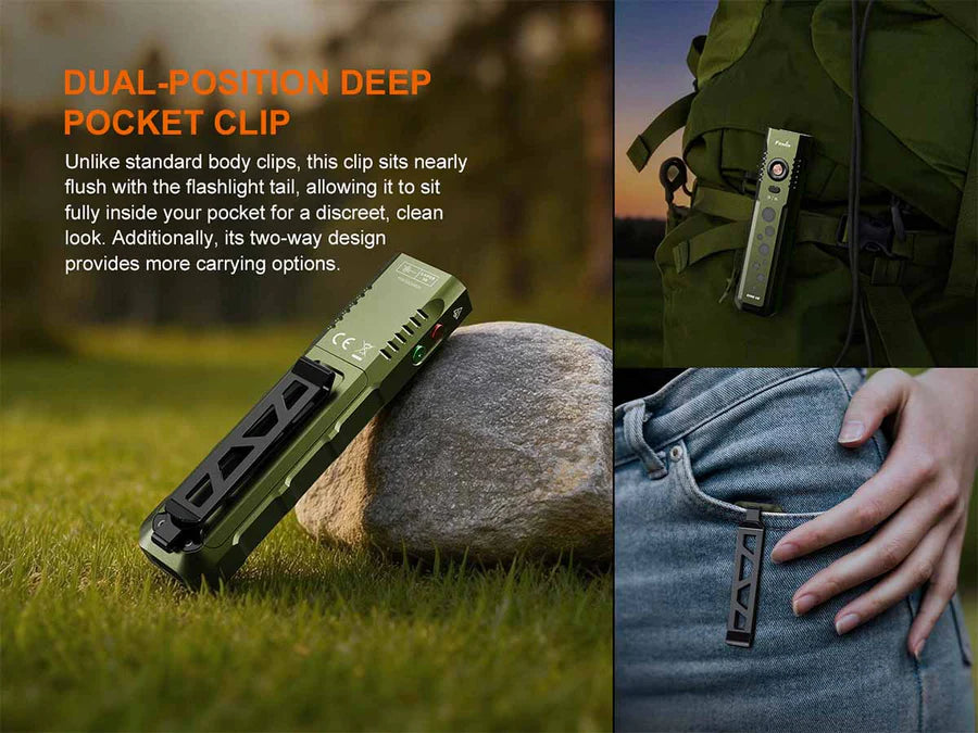 Fenix E08R UE Flat Flashlight