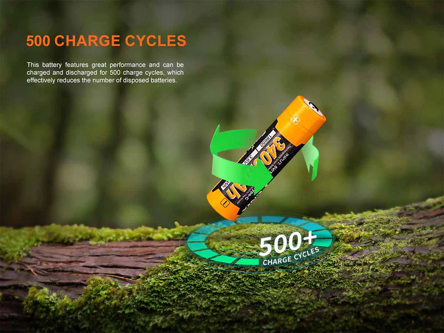Fenix 18650 ARB-L18-3400U V3.0 Built-in USB Rechargeable Battery