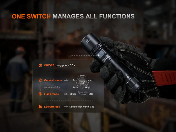 Fenix C5 Pro Rechargeable Flashlight