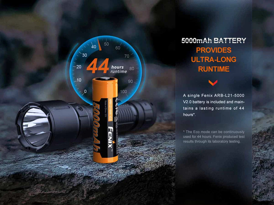 Fenix WF26R Rechargeable Flashlight with Charging Dock
