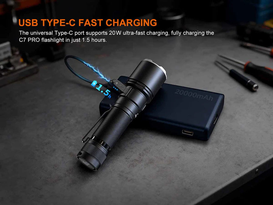 Fenix C7 PRO Rechargeable Flashlight