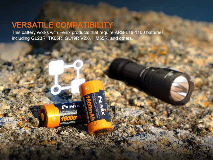 Fenix 18350 ARB-L18-1600 Rechargeable Battery