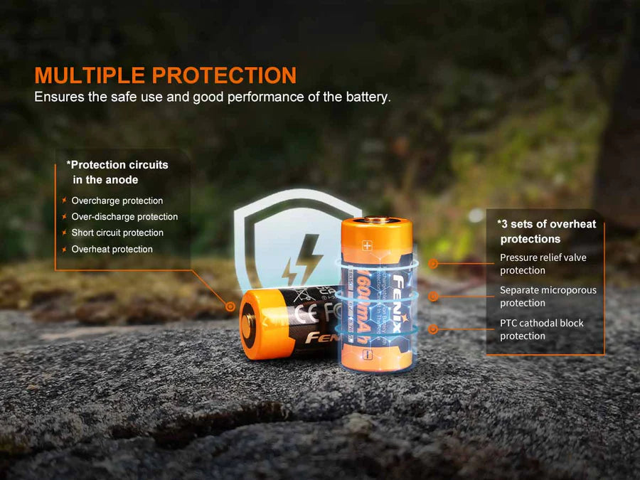 Fenix 18350 ARB-L18-1600 Rechargeable Battery