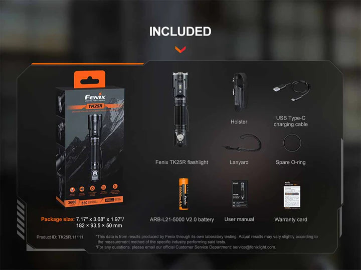 Fenix TK25R Tactical Flashlight